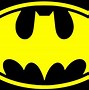 Image result for Yellow Outline of Batman Logo