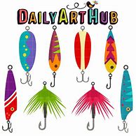 Image result for Fishing Lure Art SVG