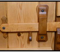 Image result for Wooden Door Latch