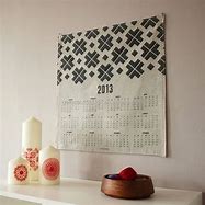 Image result for Personalized Fabric Hanging Calendars
