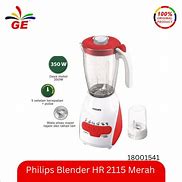 Image result for Blender Philips HR 2115 Merah