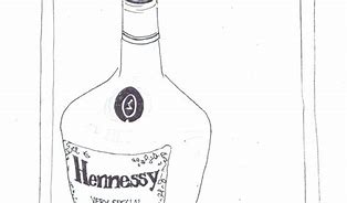 Image result for Hennesy Bottle Silhoutte