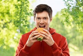 Image result for Eating a Burger