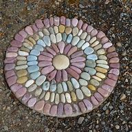 Image result for Mosaic Stepping Stone Ideas