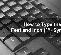 Image result for feet and inch symbols word