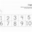 Image result for Printable Number Practice