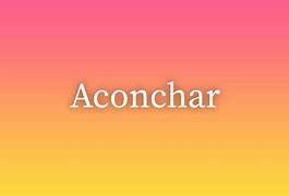 Image result for aconchar