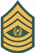 Image result for Army Sergeant Major Rank Symbol