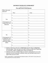 Image result for Pros and Cons Drug Counseling Worksheet