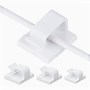Image result for Plastic Adhesive Wire Clips