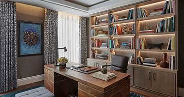 Image result for Living Room with Office Decor