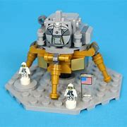 Image result for LEGO Saturn V to Minifig Scale