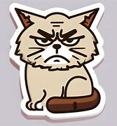 Image result for Grumpy Cat Sticker