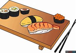 Image result for Sushi Drawing