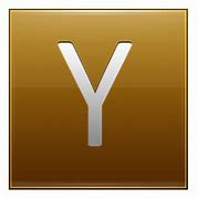 Image result for Gold Alphabet Letter Y