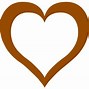 Image result for Brown Heart Clip Art