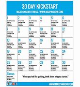 Image result for 30-Day Fitness Chart