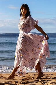 Image result for Once Was Grove Embroidered Maxi
