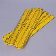 Image result for 12 1 16 Standard Metric Plastic Ruler