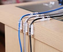 Image result for Black Adhesive Wire Clips