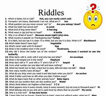 Image result for Funny English Riddles