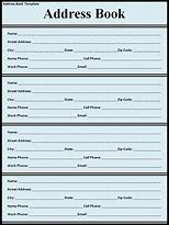 Image result for Microsoft Address Templates Free