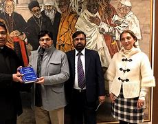 Image result for Tahir Ul Qadri with Pope at Vatican City