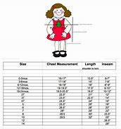Image result for Standard Measurements for Toddler Patterns