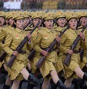 Image result for North Korea Female Military