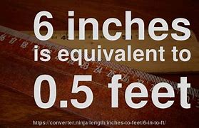 Image result for How Much Is 6 Inches