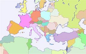 Image result for Europe Blind Map