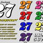 Image result for Cool Racing Number Fonts
