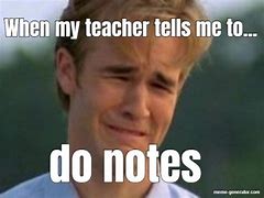 Image result for Passing Note Meme
