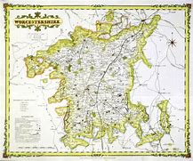 Image result for Worcestershire England Map