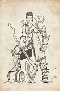 Image result for Dnd Character Drawing