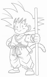 Image result for Goku as a Kid Drawing