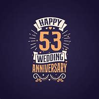 Image result for 53rd Wedding Anniversary