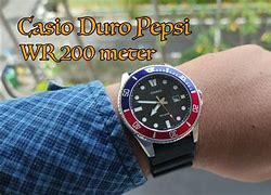 Image result for Casio Duro Watch PEPSI