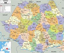 Image result for Romania Capital Map