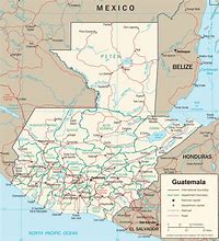 Image result for Guatemala Political Map