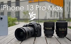 Image result for iPhone 13 Pro Max and DSLR Camera Comparison Picture