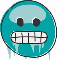 Image result for Blue Emoji Cold Face
