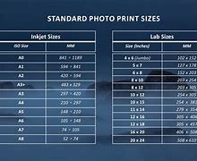 Image result for Photo Paper Size