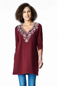 Image result for Embroidered Cotton Tunic