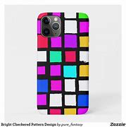 Image result for iPhone X Checkered Cases Rainbow