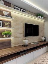 Image result for Floating Wall Unit TV Anthacite and Wood