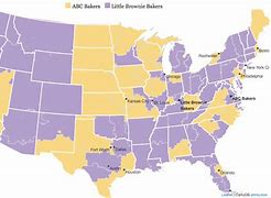 Image result for Girl Scout Cookie Bakeries Map