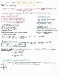 Image result for AP Calc AB Notes