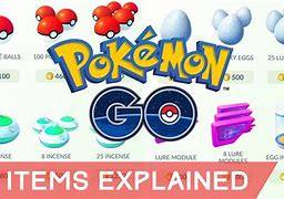 Image result for Pokemon All Items Go
