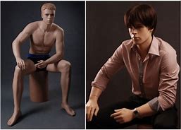 Image result for Male Mannequin with Bluldge